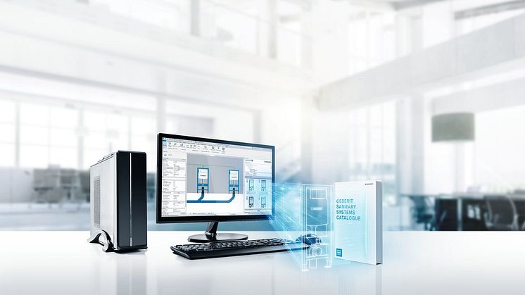 Geberit BIM instickskatalog för Autodesk Revit: Det nya insticket för ”Building Information Modelling” (BIM) ger planerare direkt tillgång till BIM-innehåll från Geberit. 