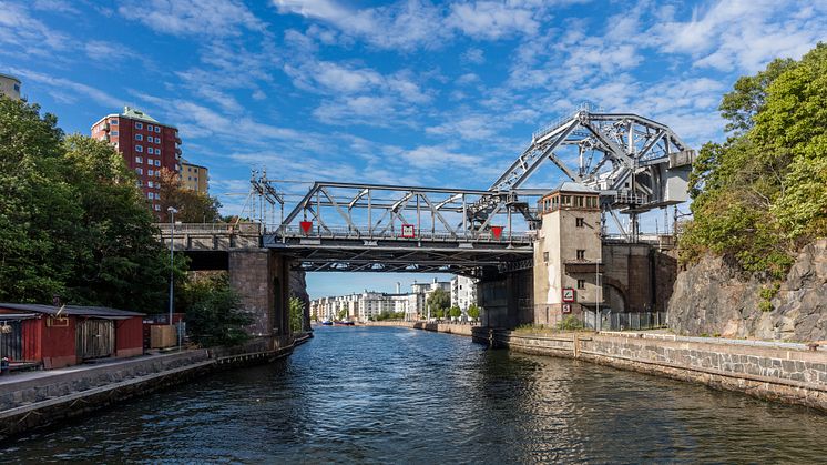 Norra Danviksbron. Foto: Stadsmuseet.