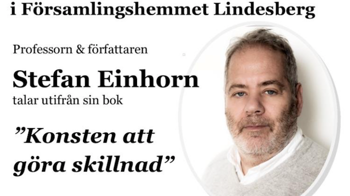 ​Stefan Einhorn gästar LivingRoom i Lindesberg
