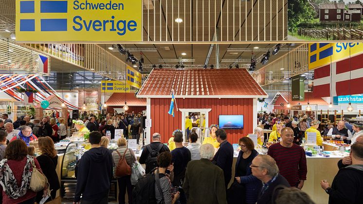 Sveriges monter på Grüne Woche. Foto: Bernhard Ludewig