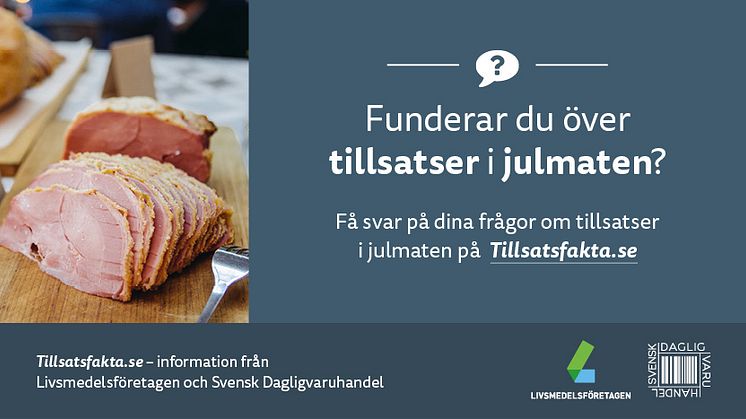 Många felaktigheter om tillsatser i maten