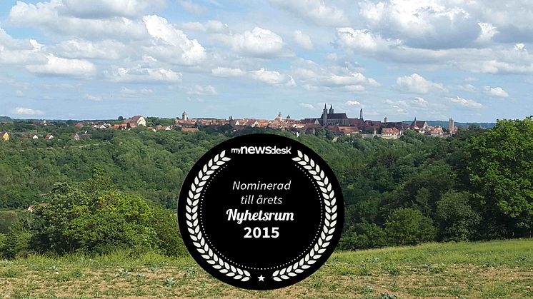 Tyska Turistbyrån nominerad till Årets Nyhetsrum 2015
