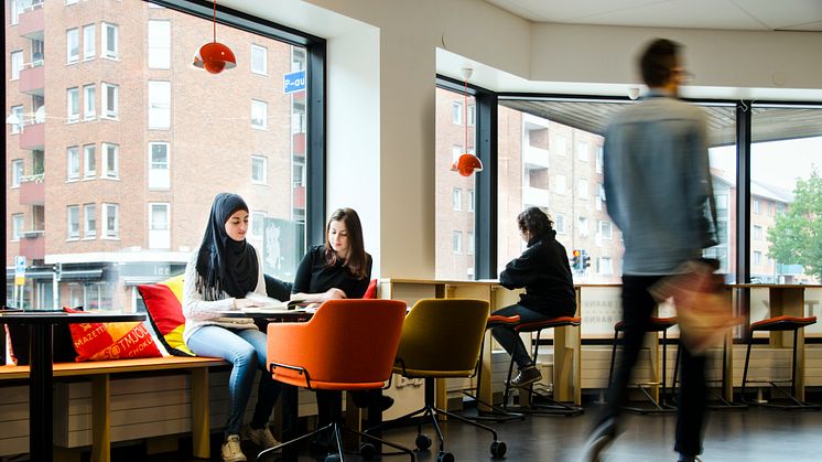 Malmö har ett bibliotek på Möllevången