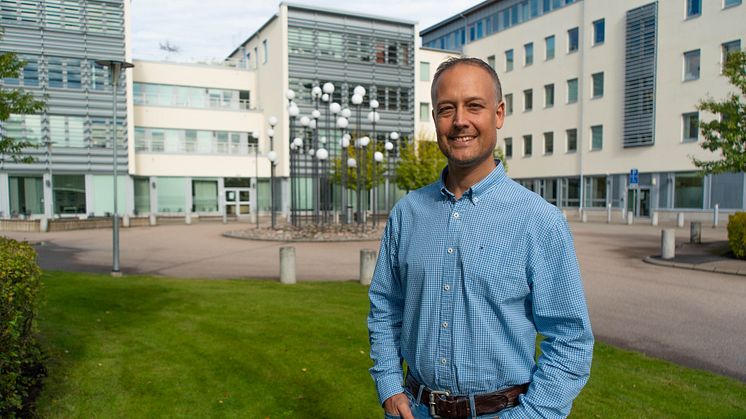 Andréas Sülau, koordinator för uppdragsverksamhet på Högskolan Väst. 