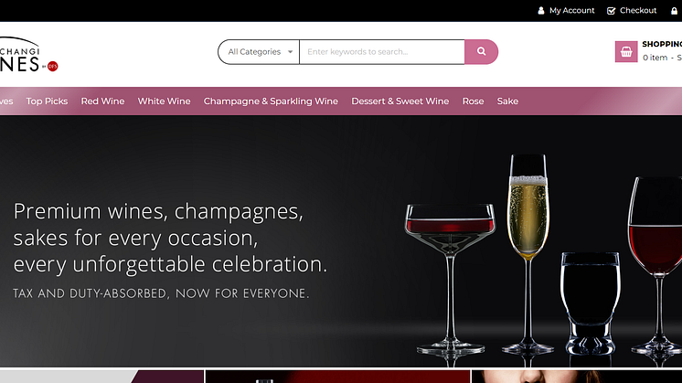 Changi Airport Group and DFS Group launch new online shopping service iShopChangiWines.com for non-travellers