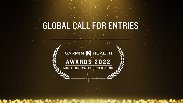 Maailmanlaajuinen hakuilmoitus  2022 Garmin Health Awards-kilpailuun julkistettu 