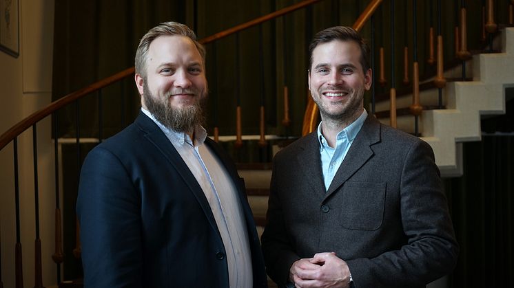 Från vänster: Love Bergström, Hampus Holmgren (foto: Diana Molinsky)