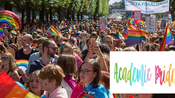 Ersta Sköndal Bräcke högskola deltar i Prideparaden