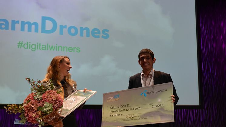 Vinnare av Nordic IoT Challenge 2015 - FarmDrones