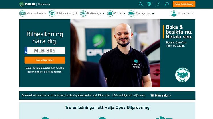 Opus Bilprovning: Trygghet, Flexibilitet och Hållbarhet vid Varje Bilbesiktning