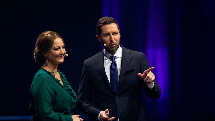 Stéphanie Surrugue og Kåre Quist. Foto: Bjarne Hermansen