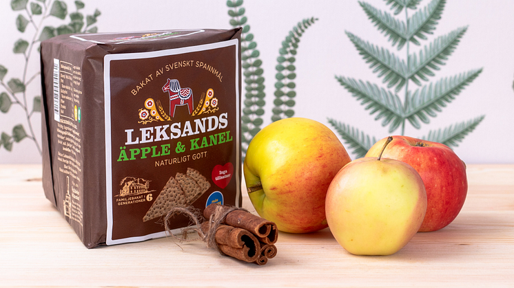 Leksands Äpple & Kanel är bakat på råg, torkade äpplen och kanel. Finns i butik från vecka 8.