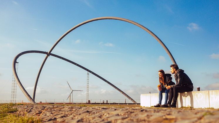 Die Frühlingssonne auf der Halde Hoheward genießen. © Ravi Sejk / Ruhr Tourismus GmbH