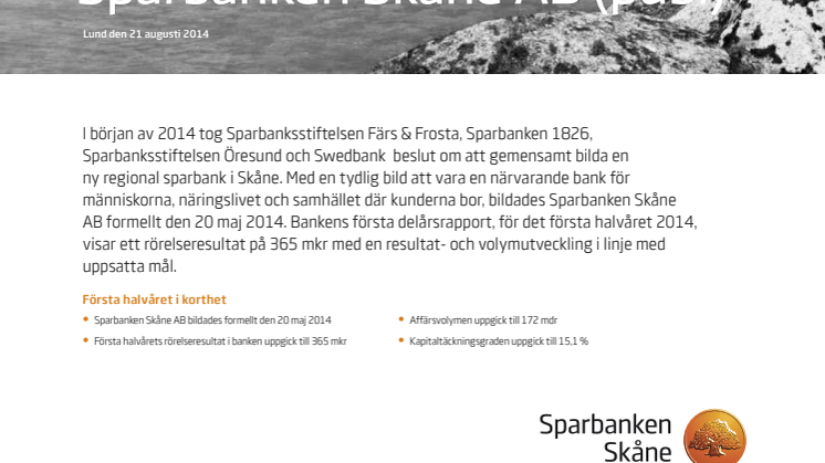 Delårsrapport januari – juni 2014