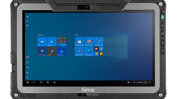Das Getac Tablet F110 vereint Laptop- und Tablet Eigenschaften bei hoher Leistung  Bild: Getac