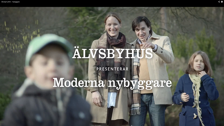 Moderna Nybyggare bygger Älvsbyhus - ny film!