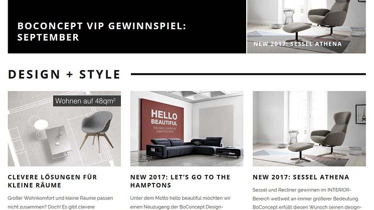 BoConcept-Experience-Blogs starten Relaunch