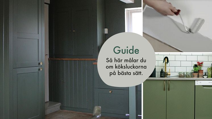 Måla om köksluckor- en guide steg för steg