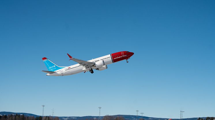 Flyget till Etiopien lyfte från Kastrup klockan 10:00. Det här är Norwegians sjätte flygning med nödhjälp i samarbete med UNICEF. 