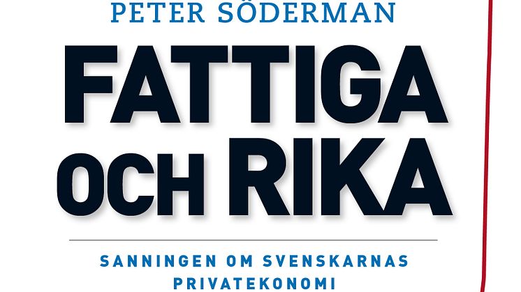 Omslag till boken Fattiga och rika av Peter Söderman