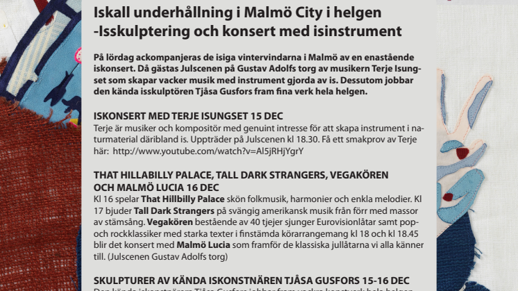 Extrainsatta konserter på Malmös Julscen; That Hillabilly Palace och Tall dark strangers!