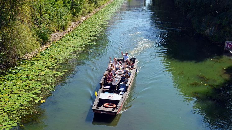 Leipziger Wasserfest - Schute Luise auf dem Karl-Heine-Kanal