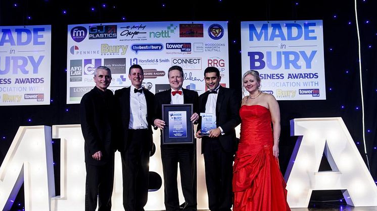 The success of local businesses celebrated at the 2016 Made in Bury Business Awards