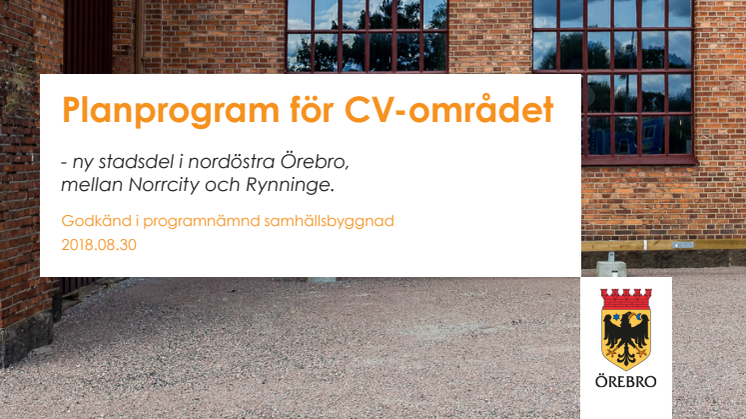 Planprogram för CV-området