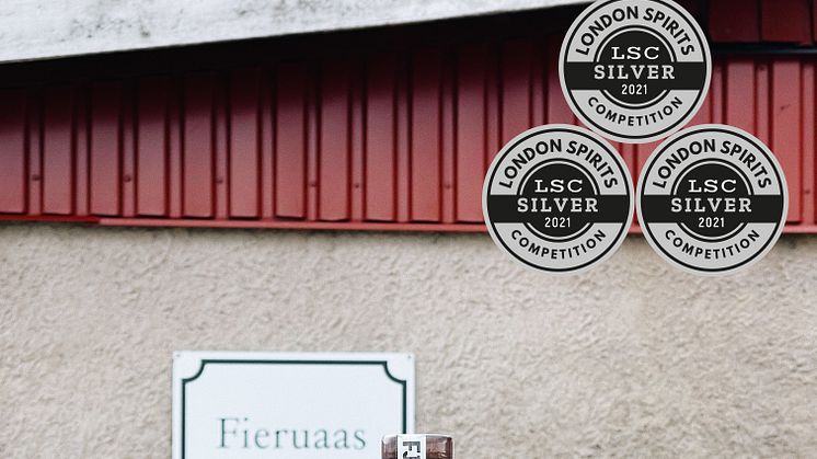 Tre internationella silver till Fieruaas Distillery!