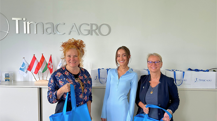 TIMAC AGRO Österreich dankt Zwentendorfs Bürgermeisterin und Gemeindevertreter:innen für ihren Besuch
