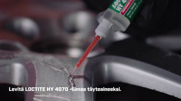 Korjaa alumiinivanne yleiskäyttöisellä LOCTITE HY 4070 -liimalla (FI)