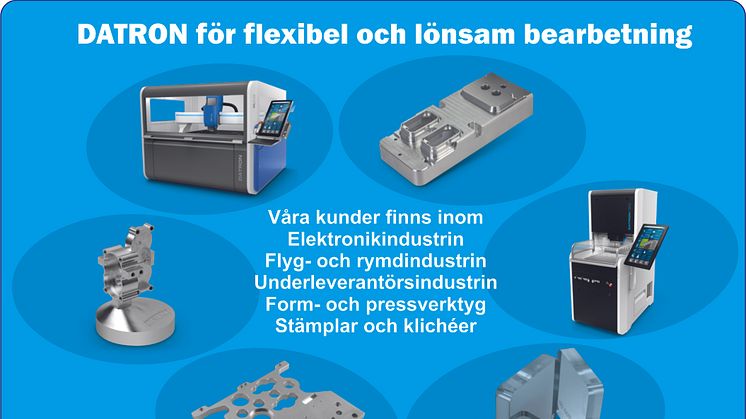 Datron för flexibel och lönsam bearbetning