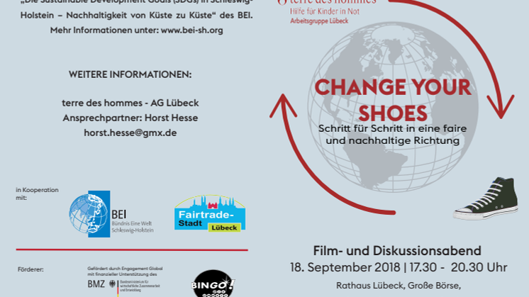 Flyer "Change your shoes"