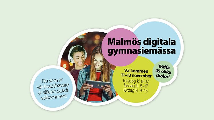 Tusentals elever besöker digital gymnasiemässa