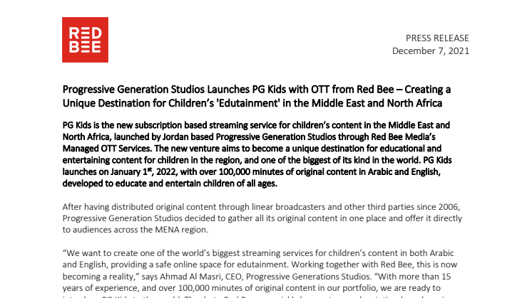 Red Bee Media Press Release - PG Kids - 2021-12-07.pdf