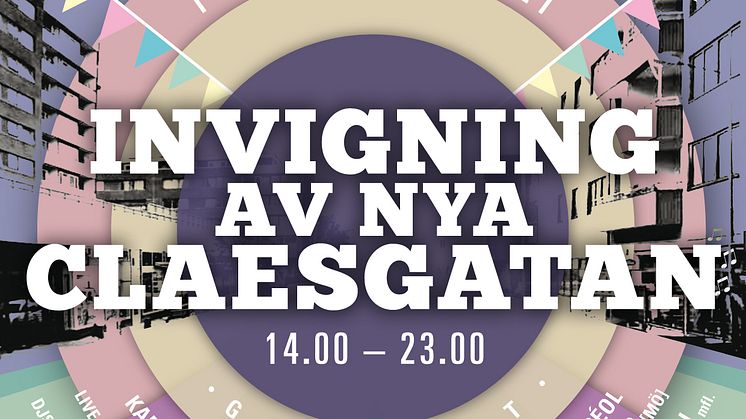 Nya Claesgatan firas med gatufest