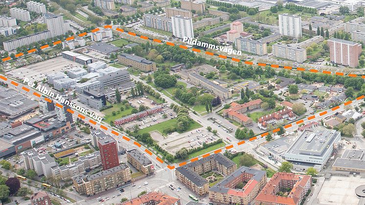 Plats för vård och innovation när grön stadsdel växer fram