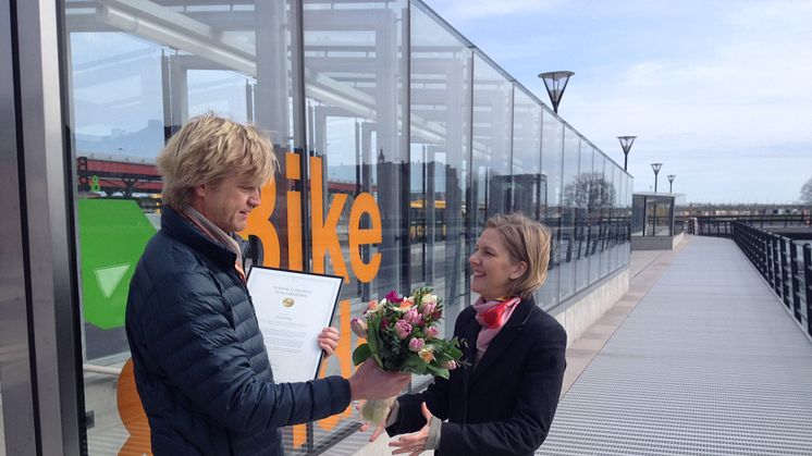 Karolina Skog utsedd till Årets cykelpolitiker