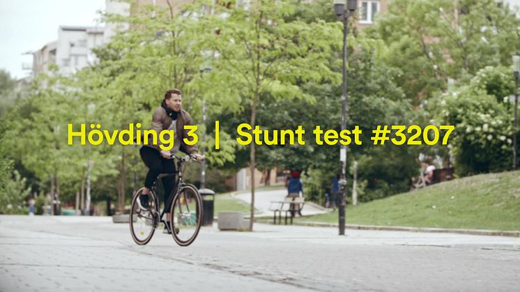 Hövding 3 - Stunt test #3207