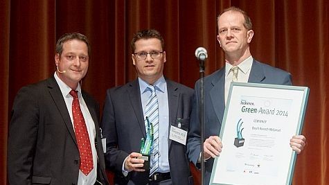 Miljöutmärkelse till Bosch Rexroth lackeringsverkstad