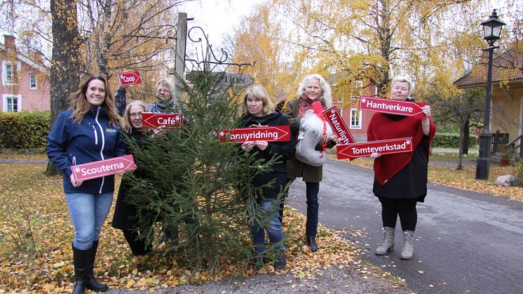 Elin Axelsson, Mia Krigström, Eva Fröjd, Maud Stiller, Ylva Lindström och Pia Persson är väl förberedda inför årets Vintergata.