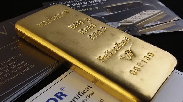 For første gang kan du nu abonnere på guld Danmark. Vitus Guld, der står bag tiltaget, kalder det banebrydende.  Foto: PR.