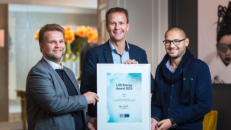 IKEA vant i dag LOS Energy Award for sitt arbeid med energisparing hvor de har gjennomført prosjekter som har spart dem for store energiutgifter.