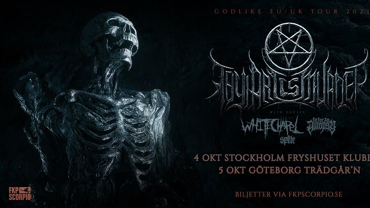 Metalfavoriterna Thy Art Is Murder är på ingång – gör dubbla Sverigespelningar i höst!