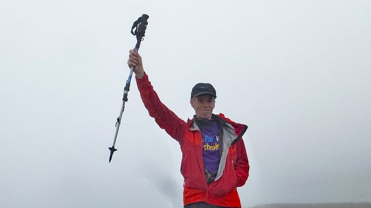 ​Local stroke survivor marks recovery with gruelling Peaks challenge