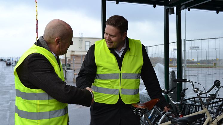 Brommas nya cykelparkering ger hållbart resande