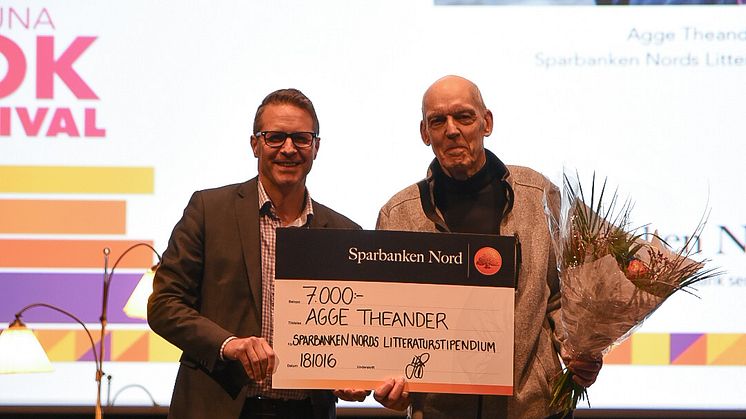 Agge Theander får Sparbanken Nords litteraturstipendium 