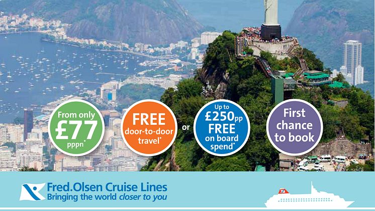 Sun, Sea and Samba await as Fred. Olsen Cruise Lines launches its 2016 ‘South America Explorer’ cruise