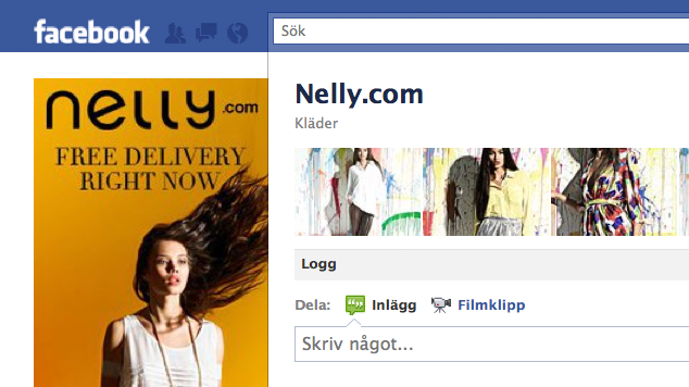 100.000 gillar Nelly.com på Facebook