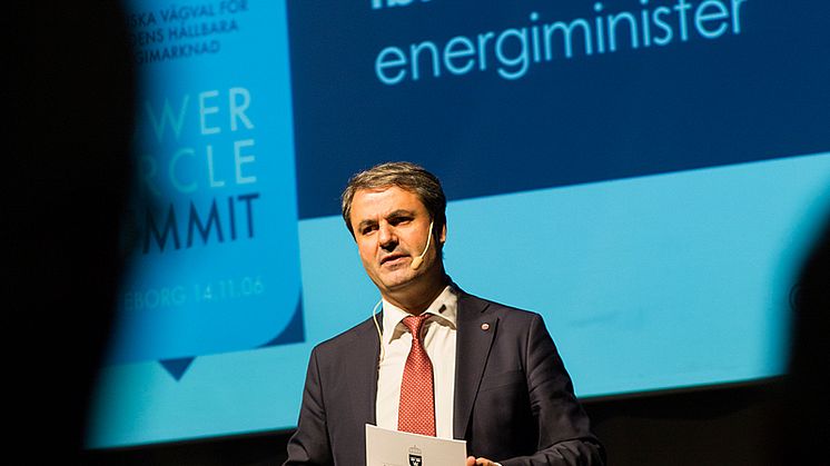 Energiminister Baylan åter till Power Circle Summit på Svenska Mässan i Göteborg